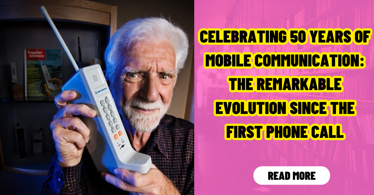 "Explore the remarkable evolution of mobile communication since the historic first phone call in 1973. From the bulky Motorola DynaTAC to today's smartphones, discover the impact of technology on our digital world. Join us as we reflect on milestones and look ahead to the future of connectivity. #MobileCommunication #DigitalEvolution #Smartphones #FutureTech"