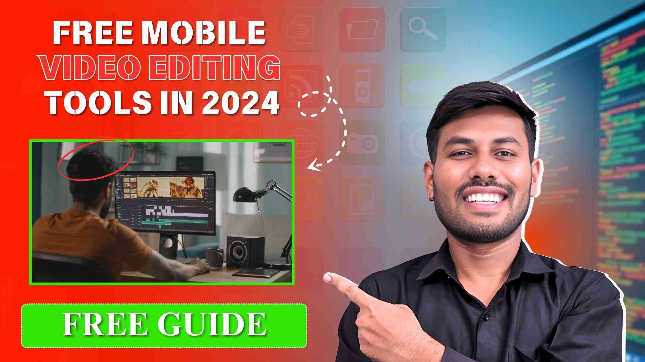 A list of best free mobile video editing tools for professional-level editing on smartphones.Free-Mobile-Video-Editing-Tools-in-2024